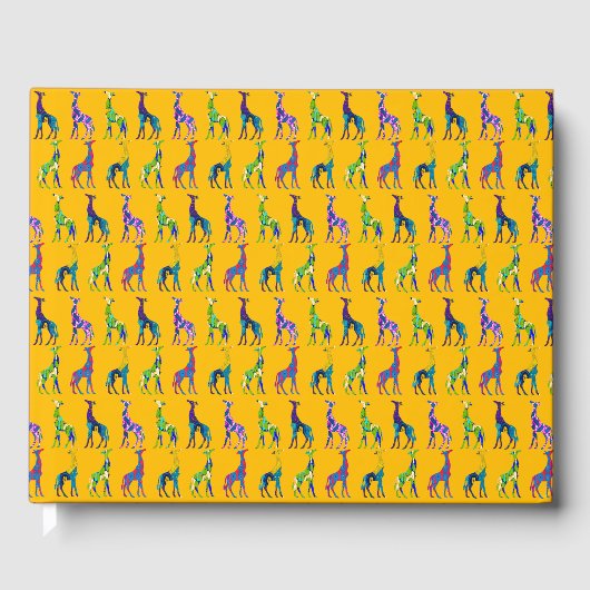 Elektrische Giraffen Gästebuch (Vorderseite)