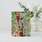 Elektrische Giratte 2 Postkarte (Stehend Vorderseite)