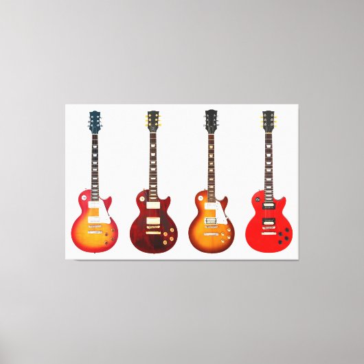 ELEKTRISCHE GITAREN ICONIC 40x60 Leinwanddruck (Vorderseite)
