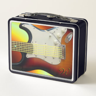 Elektrische Gitarre Art 1 Mittagsschachtel Metall Brotdose