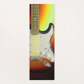 Elektrische Gitarre Art 1 Yogamatte (Rückseite)
