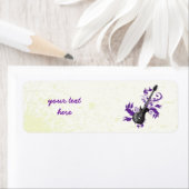 Elektrische Gitarre auf lila Blätter kundenspezifi (Insitu)