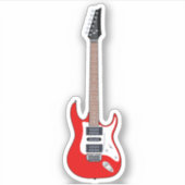 Elektrische Gitarre ! Aufkleber (Vorderseite)