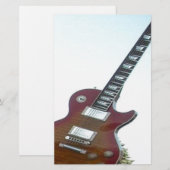 Elektrische Gitarre Briefpapier (Vorne/Hinten)