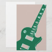 Elektrische Gitarre Briefpapier (Vorne/Hinten)