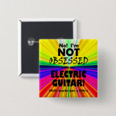 Elektrische Gitarre Button (Vorne & Hinten)