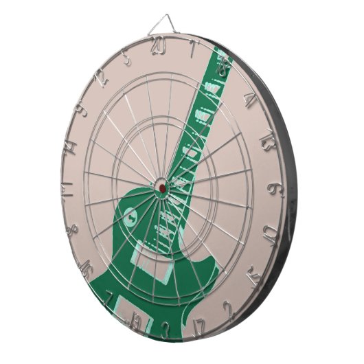 Elektrische Gitarre Dartscheibe (Vorderseite rechts)