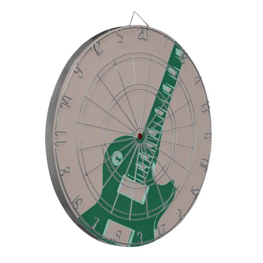 Elektrische Gitarre Dartscheibe (Vorderseite Links)