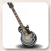 Elektrische Gitarre Getränkeuntersetzer (Vorderseite)