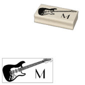 Elektrische Gitarre Gummistempel (Stempel)