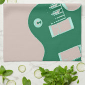 Elektrische Gitarre Handtuch (Gefaltet)