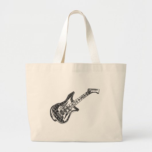 Elektrische Gitarre Jumbo Stoffbeutel (Vorne)