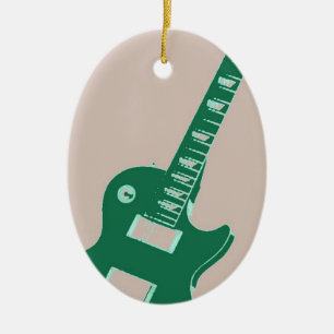Elektrische Gitarre Keramik Ornament