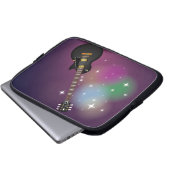 Elektrische Gitarre Laptopschutzhülle (Vorne Knopf)