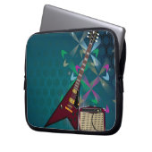 Elektrische Gitarre Laptopschutzhülle (Vorderseite Links)