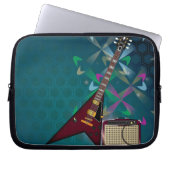 Elektrische Gitarre Laptopschutzhülle (Vorderseite)