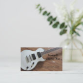 Elektrische Gitarre - Lehren Visitenkarte (Stehend Vorderseite)