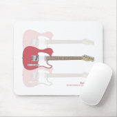 Elektrische Gitarre Mousepad (Mit Mouse)