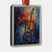 Elektrische Gitarre Ornament Aus Metall (Rechts)