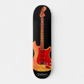 Elektrische Gitarre Personalisiert Skateboard (Vorne)