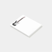 Elektrische Gitarre Post-it Klebezettel (angewinkelt)