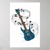 Elektrische Gitarre Poster (Vorne)