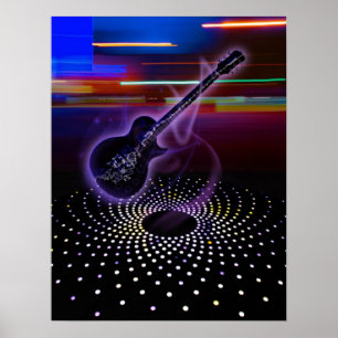 ELEKTRISCHE GITARRE POSTER