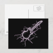 Elektrische Gitarre Postkarte (Vorne/Hinten)
