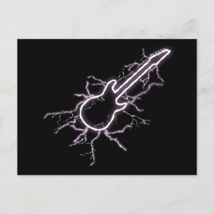 Elektrische Gitarre Postkarte