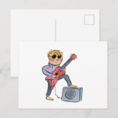 Elektrische Gitarre Postkarte (Vorne/Hinten)