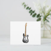 Elektrische Gitarre Postkarte (Stehend Vorderseite)