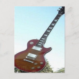 Elektrische Gitarre Postkarte