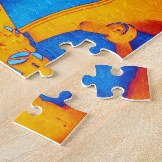 Elektrische Gitarre Puzzle (Seite)