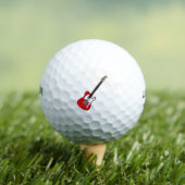 Elektrische Gitarre Red Golfball (Insitu T-Shirt)