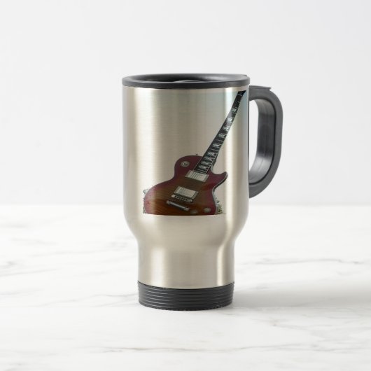 Elektrische Gitarre Reisebecher (VorderseiteRechts)