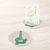 Elektrische Gitarre Sandstein Untersetzer (Seite)