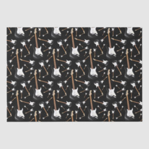 Elektrische Gitarre Seidenpapier