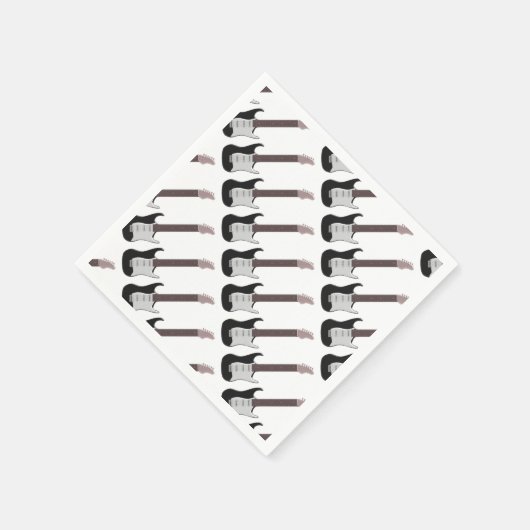 Elektrische Gitarre Serviette (Ecke)