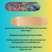 Elektrische Gitarre Skateboard