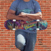 Elektrische Gitarre Skateboard