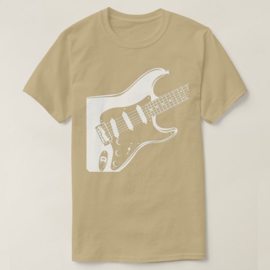 Elektrische Gitarre T-Shirt (Design vorne)