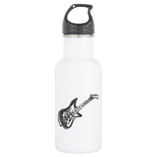 Elektrische Gitarre Trinkflasche (Vorderseite)
