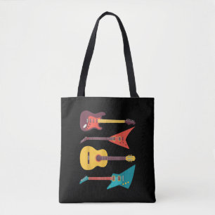 Elektrische Gitarre und akustische Gitarrenmusikge Tasche