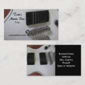 Elektrische Gitarre Visitenkarte (Vorne/Hinten)