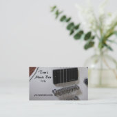 Elektrische Gitarre Visitenkarte (Stehend Vorderseite)