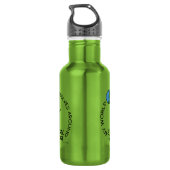 Elektrische Gitarre - Weltumdrehungen Edelstahlflasche (Rückseite)