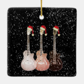 Elektrische Gitarren Band Personalisiert Keramikornament (Rückseite)