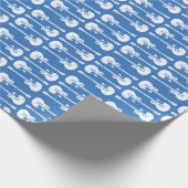 Elektrische Gitarren Graphic in White Geschenkpapier (Ecke)