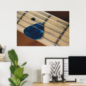 Elektrische Gitarren Poster (Heimbüro)