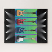 Elektrische Gitarren-Sammlung Bühne Spotlight Puzz Puzzle (Horizontal)